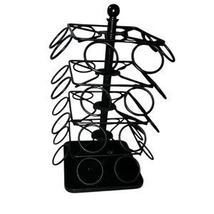 Black Rotating Coffee Pod Holder